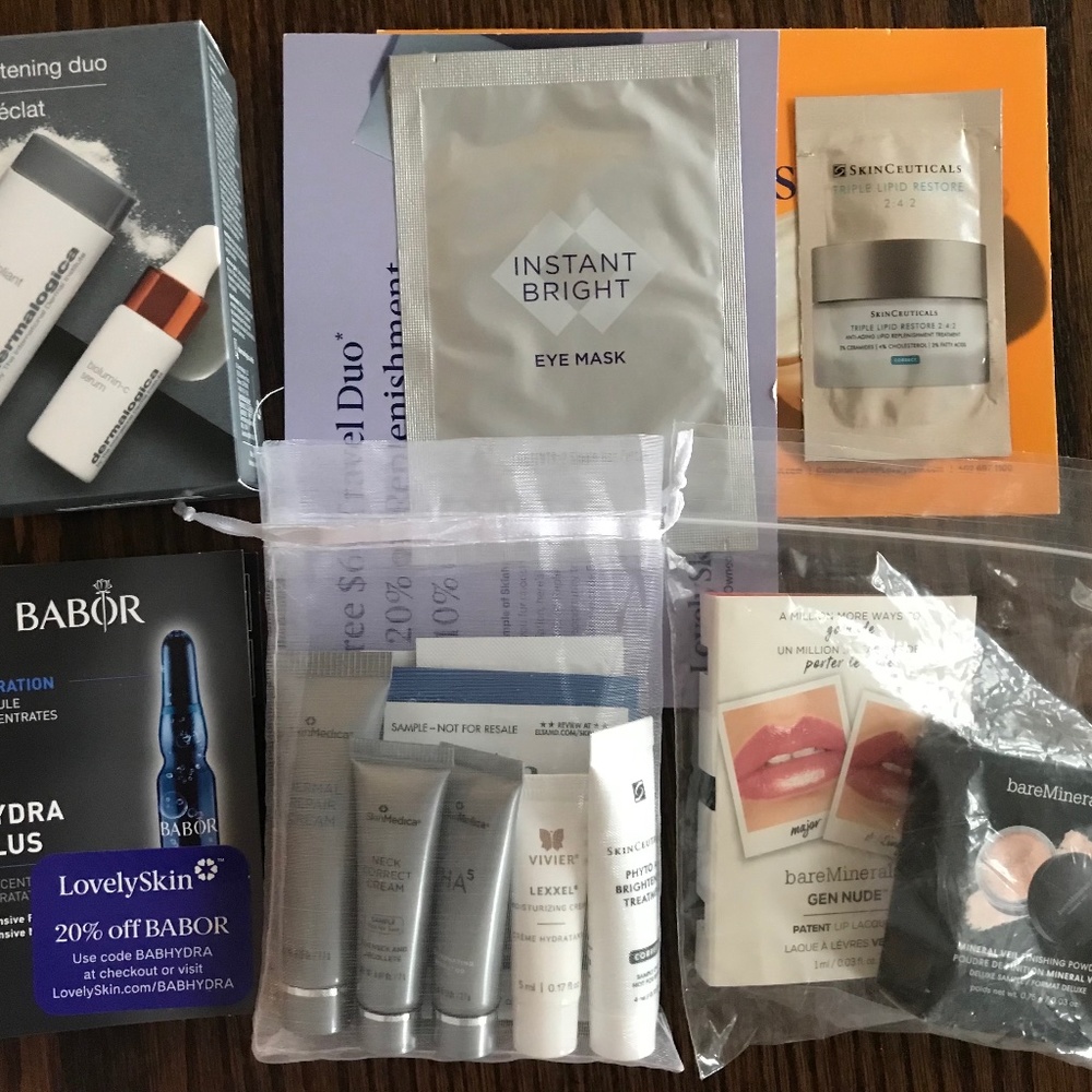 Medical Grade Skincare Samples (see description for details)
